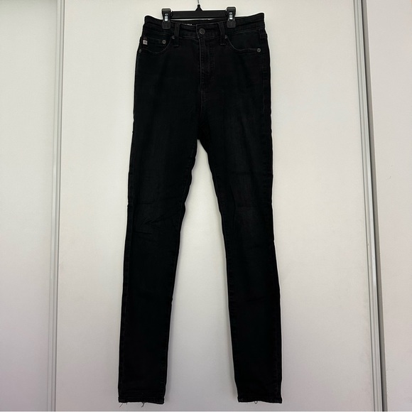 AG The Mila super high rise skinny jeans in black in size 26. - Picture 3 of 7
